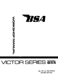 1966-1968 BSA Victor special-enduro-grand prix workshop manual