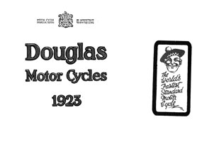 1923 Douglas sales catalogue