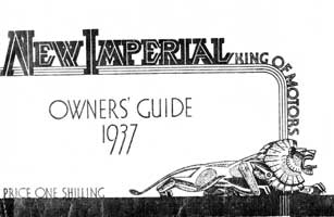 1936-1937 New Imperial Owners guide - All models
