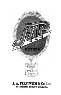 J.A.P. 4 & 5hp engine models instruction & parts book