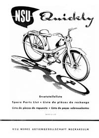 NSU Quickly parts book (early model)