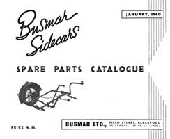 1960 Busmar sidecar parts book
