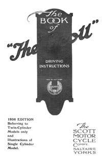 1936 Scott instruction book