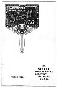 1936 Scott all models parts book