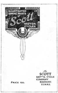 1940 Scott all models parts book