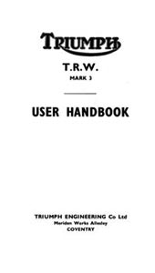 Triumph TRW Mk3 User handbook