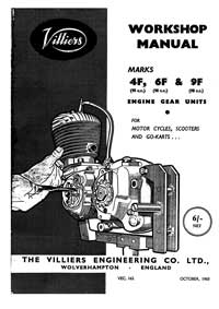 1952-1964 Villiers 4F 6F 9F workshop manual
